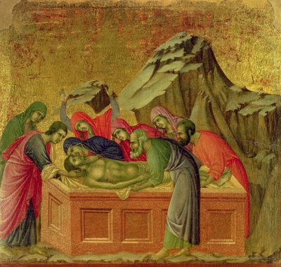 Maesta: The Burial of Christ by Duccio di Buoninsegna